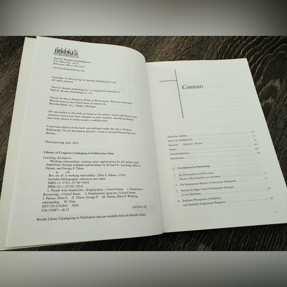 Working Relationships Book - Picture 3 of 4